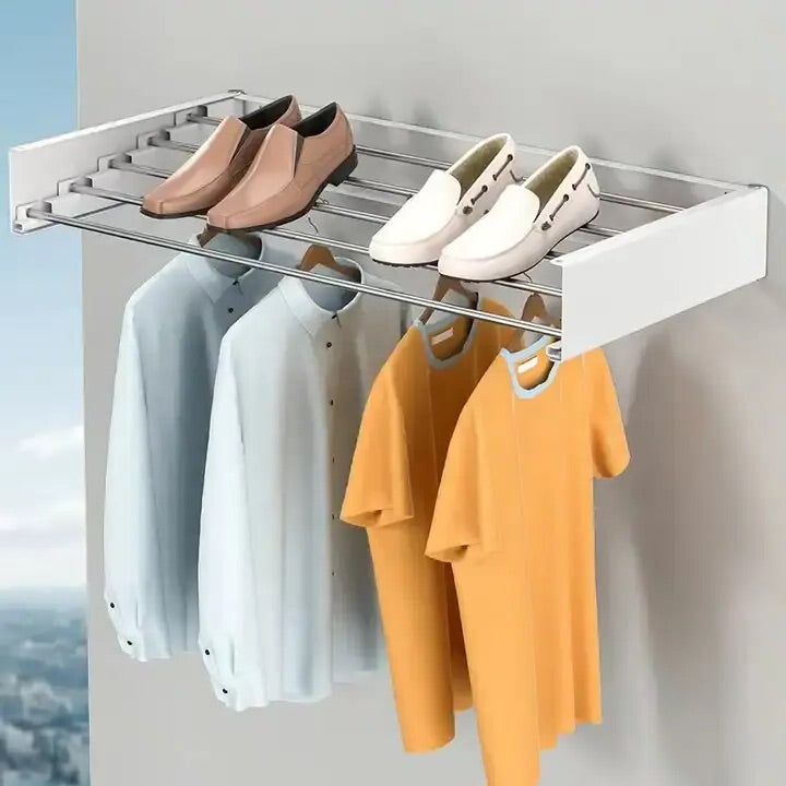 Wall Mounted Clothes Drying Line - Suitable for Indoors and Outdoors