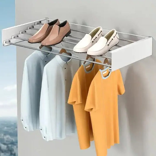 Wall Mounted Clothes Drying Line - Suitable for Indoors and Outdoors